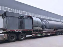 發往東北的φ2.2×7.5m球磨機